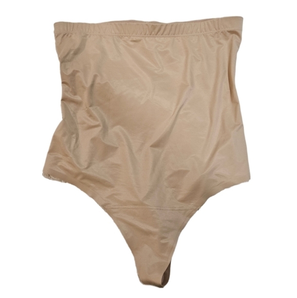 NWOT Assets Spanx Flawless Finish High-Waist Shaping Thong Nude Size Large - Picture 2 of 5